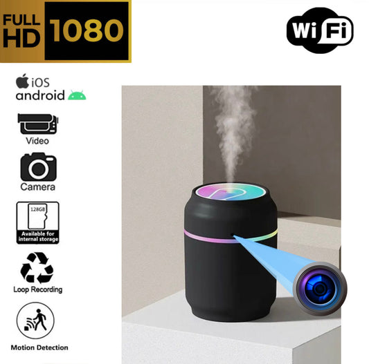 Humidificador con Cámara Oculta WiFi